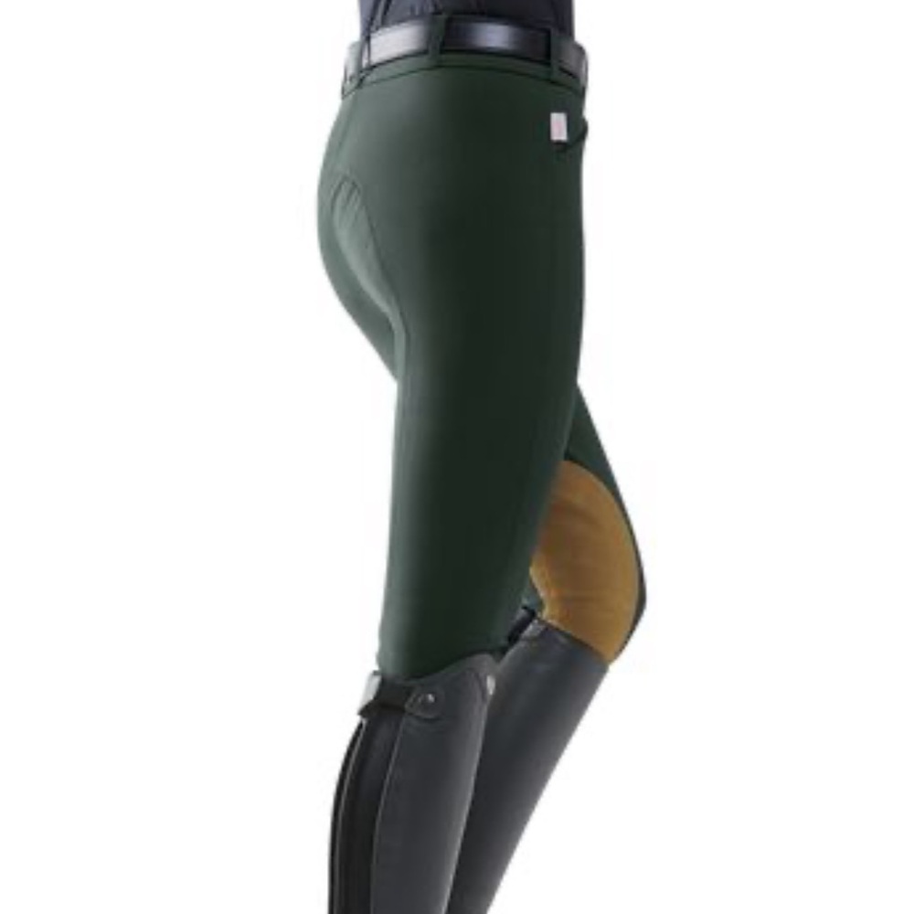 Tailored Sportsman Mid-Rise Vintage Patch Breech Black Forest and Tan 28